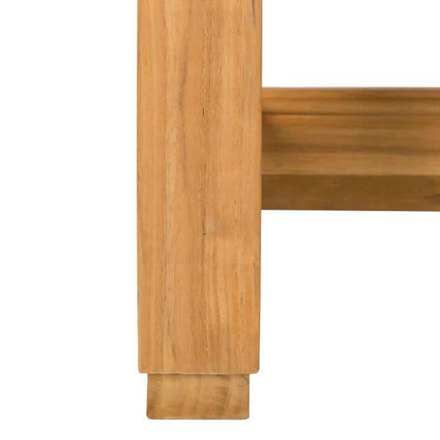 End Table in Teak & Beige For Sale In Philadelphia - Image 6 of 9