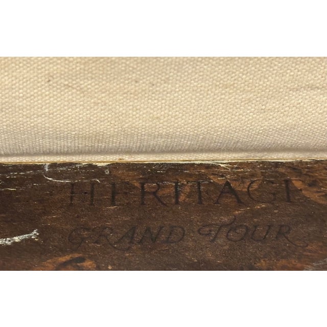 Vintage Heritage "Grand Tour" Neoclassical Revival Cane Back Desk Chair, Side Chair, Hall Chair, Circa 1960s For Sale - Image 15 of 18