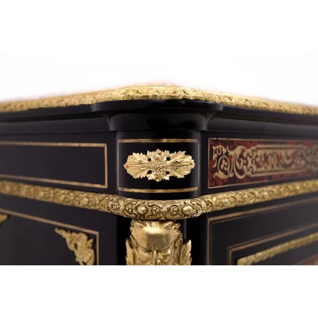 Antique Mid-19th Century Boulle Chest of Drawers, France For Sale - Image 11 of 17
