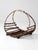 Vintage Rustic Twig Basket With Arched Handle For Sale - Image 12 of 18