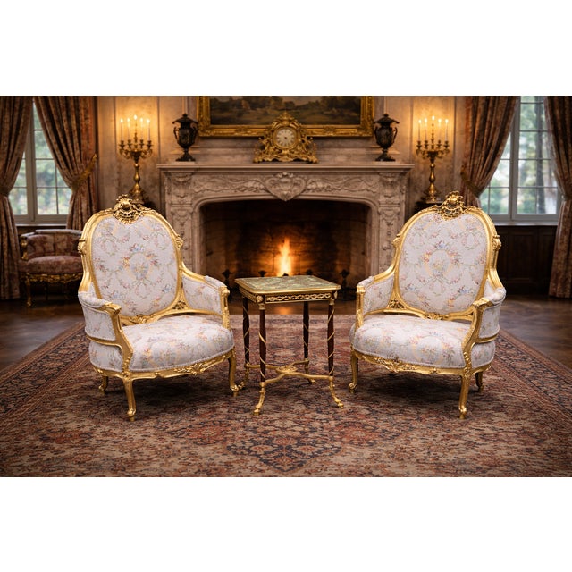 Date / Period: 1990s Maker / Brand: Artisan-Crafted, French Origin Style: French Louis XVI / Neoclassical Color: Deep...