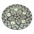 21st Century Black White Moroccan Porcelain Plate For Sale