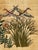 Signed Bird and Botanical Artwork With Metallic Gold-Tone Backing. For Sale - Image 10 of 10