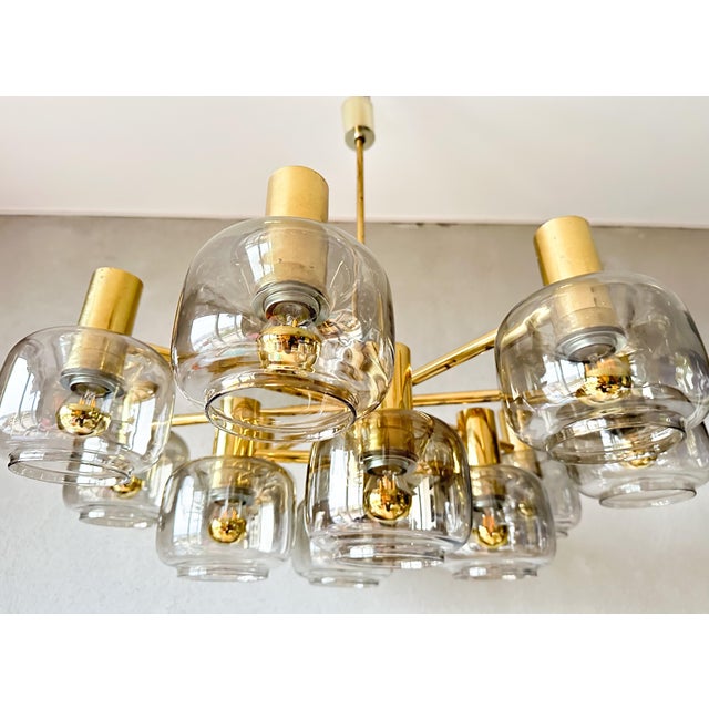 Vintage Chandelier from Kaiser Idell For Sale - Image 9 of 11