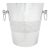Mid 20th Century Mid-Century Modern André Leroy French Chrome Champagne Bucket / Wine Cooler / Ice Bucket With Ring Handles For Sale