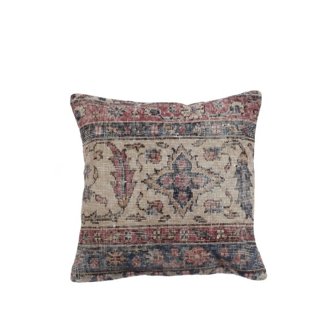Distressed Turkish Pillow Cover For Sale - Image 4 of 4