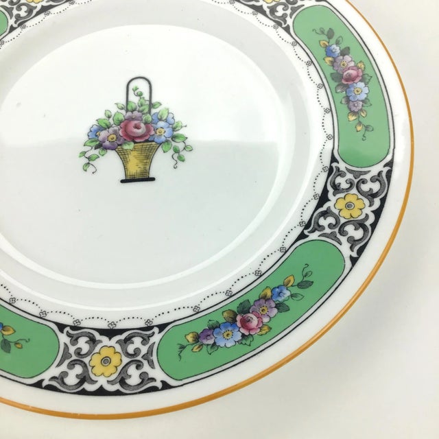Ceramic Very Rare Antique Staffordshire Porcelain Desert Plate For Sale - Image 7 of 12