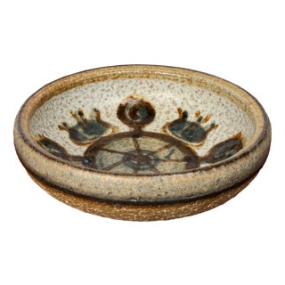 Mid-Century Modern Danish Studio Pottery Bowl from Søholm, 1960s For Sale