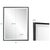 Matte Black Rectangle Metal Mirror For Sale - Image 9 of 11