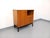 Vintage Modernist Style Storage Unit in Oak & Black Metal by Marcel Gascoin for Alveole, 1960s For Sale - Image 9 of 15