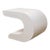 Mid 20th Century Attributed Pierre Cardin White Waterfall Side Table For Sale