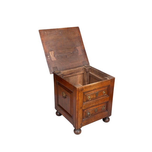 Georgian Oak Box For Sale - Image 11 of 12