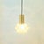 1970s Mid-Century Modern Amber Bubble Glass Pendant by Helena Tynell for Limburg, Germany, 1960s For Sale - Image 5 of 10