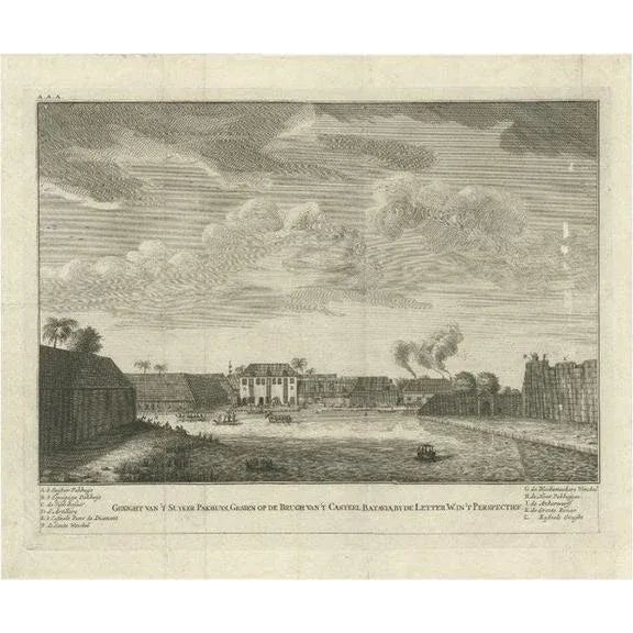 Valentyn, Sugar Warehouse of Batavia (Jakarta), Indonesia, 1726, Print For Sale - Image 6 of 6