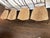 2020s Set of Four Vintage Faux Bois Twig Iron Chairs With Woven Seats For Sale - Image 5 of 6
