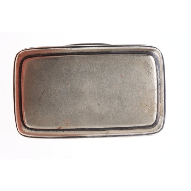 Metal c1877 Engraved Quails Snuff Box with inscription For Sale - Image 7 of 9