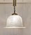 Metal Vintage Ceiling Lamp with Frosted Glass Shade on Brass Mounting, 1970s For Sale - Image 7 of 7