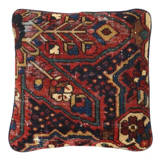 Pasargad Vintage Hand Knotted Farahan Rug Pillow For Sale