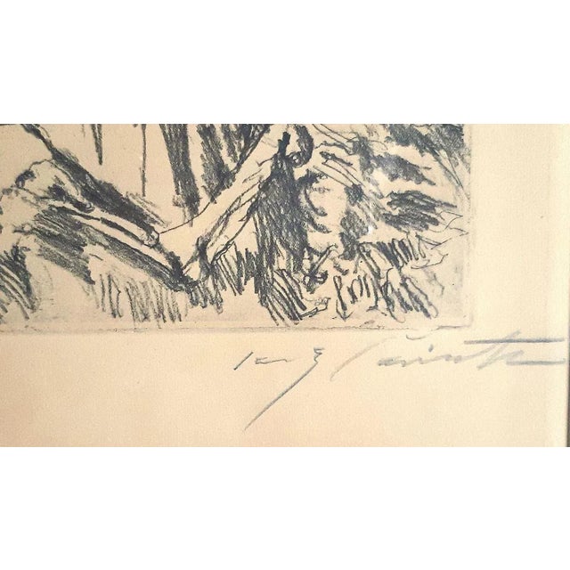 Tod und Jungling - Original Lithograph by L. Corinth - 1921 1921 For Sale - Image 4 of 5
