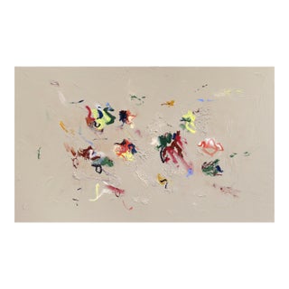 Jack Straw - Original Abstract Mixed Media Graffiti Inspired Painting on Canvas by Amber Goldhammer For Sale