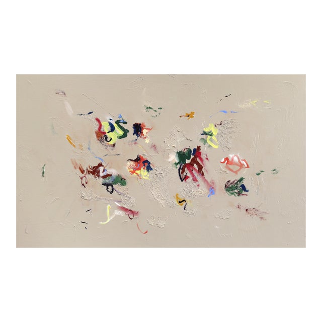 Jack Straw - Original Abstract Mixed Media Graffiti Inspired Painting on Canvas by Amber Goldhammer For Sale