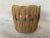 1970s Vintage Boho Chic Raffia Coozie Cup Holders - Set of 9 For Sale - Image 5 of 8