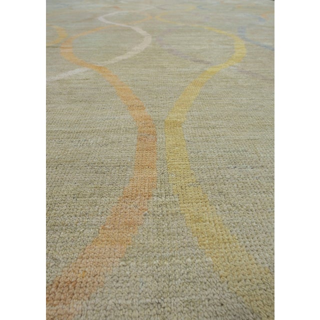 Early 21st Century Turkish Oushak Rug 12'2" x 15'2" #18560 For Sale - Image 5 of 8