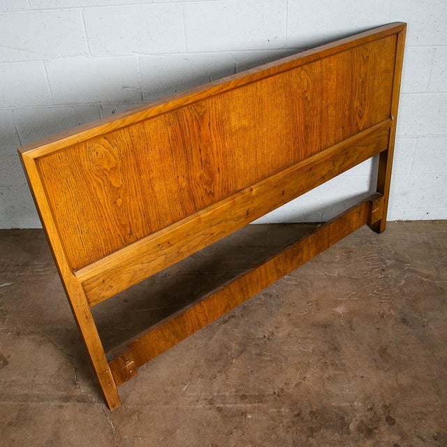 1960s Drexel Mid Century Modern Full Size Oak Headboard Chairish