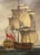 Paint MARINE, 1800s, Oil on Canvas For Sale - Image 7 of 9