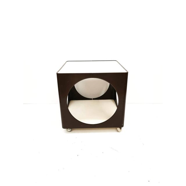 Cubic space age coffee club table 1970s Design era 1970 to 1979 Made in Germany Vintage, mid-century style Condition: good...