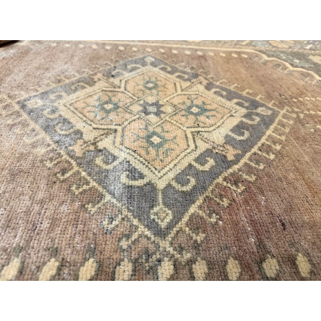 Antique Turkish Tribal Wool Rug 4’10” X 7’8” For Sale In New York - Image 6 of 8