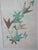 Mid-Century Modern Margaret Tsai Signed Limited Edition Green Graphic Modern Japanese Woodblock For Sale - Image 3 of 6