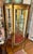 Antique Louis XVI Style Carved Giltwood Demilune Vitrine For Sale - Image 4 of 9