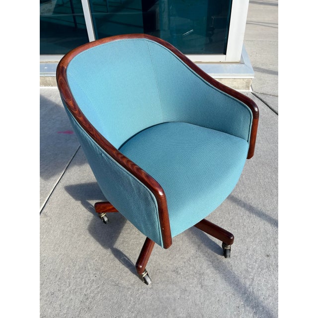 Wood Desk Chair by Ward Bennett For Sale - Image 7 of 12