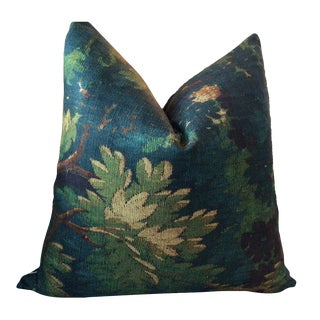 Dedar Schwarzwald in Verdure 18" Down Filled Pillow - Single For Sale