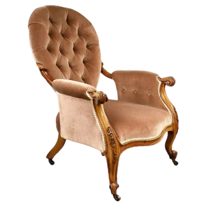 Victorian Walnut Armchair, 1870s