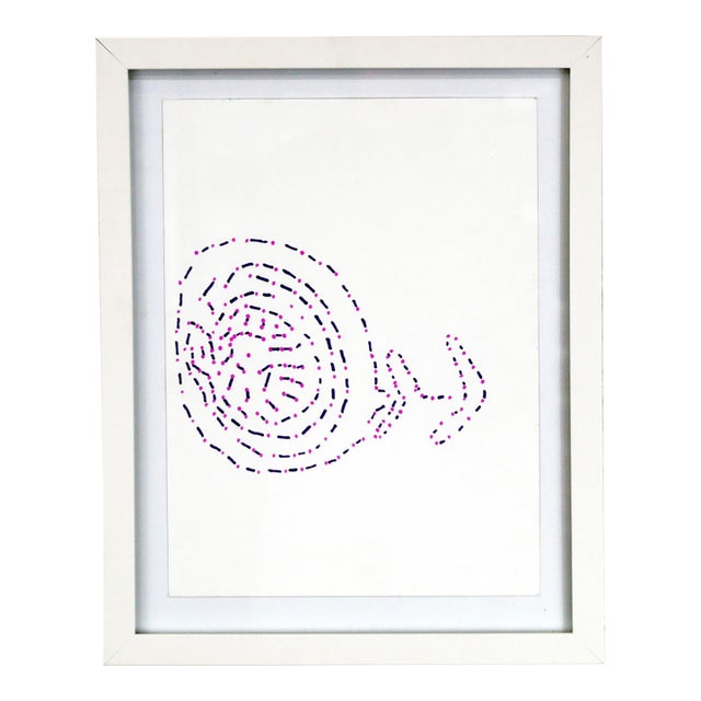 "Untitled (D1638)" Contemporary Framed Drawing by Guadalupe Soto For Sale