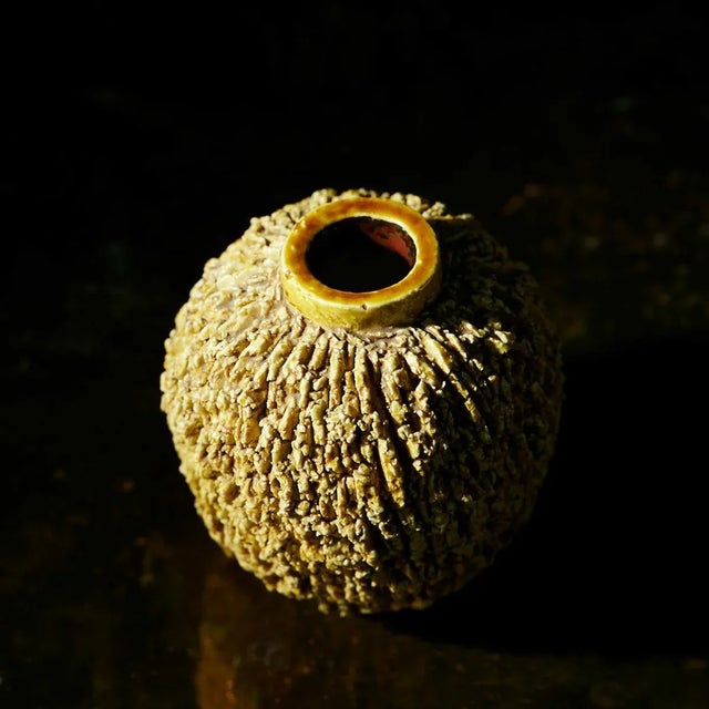 Chamotte Vase by Gunnar Nylund for Rörstrand For Sale - Image 3 of 4