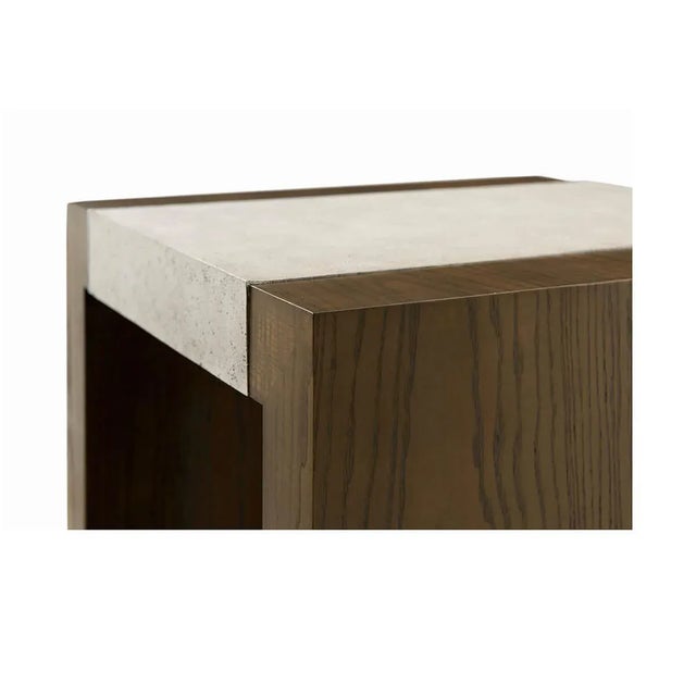 Modern Pair of Dark Modern End Tables For Sale - Image 3 of 8