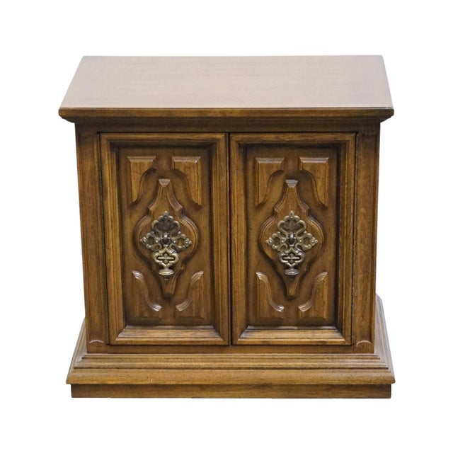 Mediterranean Unique Furniture Bolero II Collection Spanish Mediterranean 26" Cabinet Nightstand 2817 - Sandia Finish For Sale - Image 3 of 11