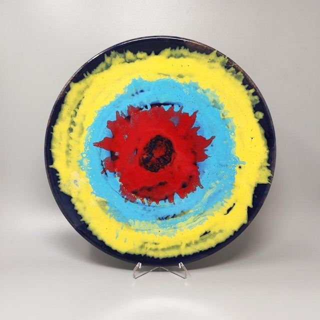 Italian Decorative Plated or Centerpiece by Frumento Spotorno, 1970s For Sale - Image 10 of 11