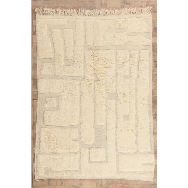 Contemporary Beni Mrirt Moroccan Rug, 06'09 X 09'07 For Sale - Image 10 of 10