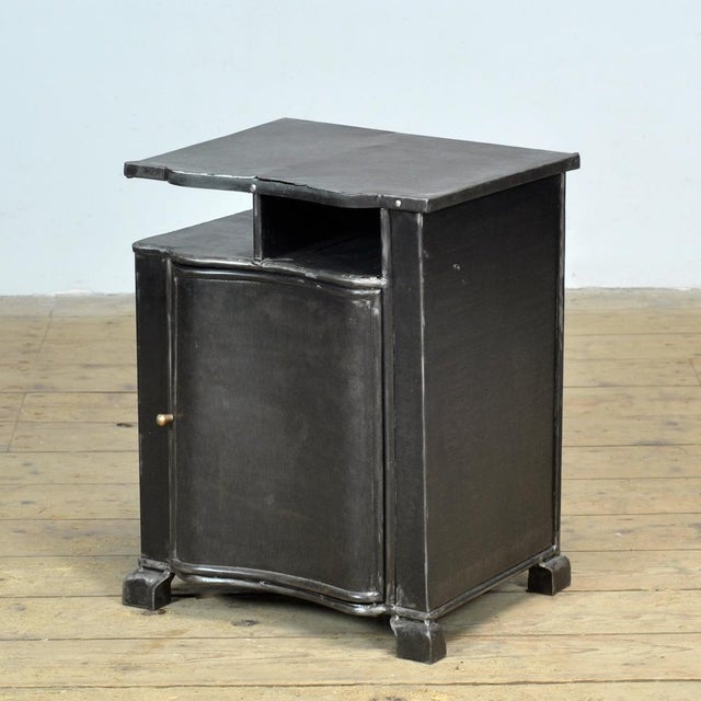 Iron Bedside Table, 1930s For Sale - Image 11 of 11