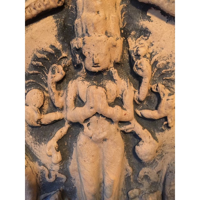 Buddhist Clay Tsa-Tsa of Avalokitesvara For Sale - Image 4 of 6