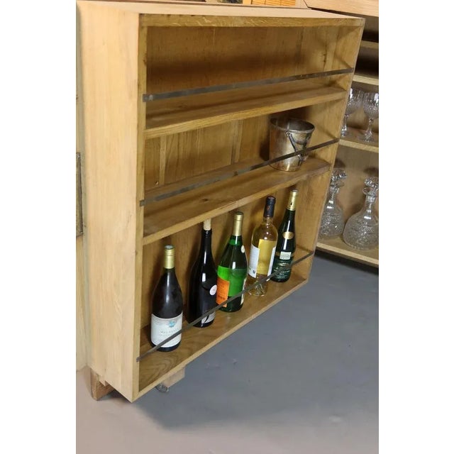 Oak Bar Cabinet, 1950s For Sale - Image 6 of 12