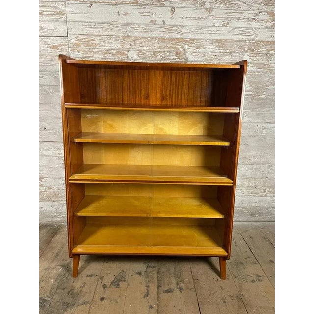 1960s Vintage Brown Bookcase, 1960s For Sale - Image 5 of 5