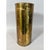 English Vintage Embossed Brass Umbrella Stand With Heraldic Bird & Foliate Motif For Sale - Image 3 of 8