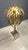 Impressive vintage torch cut brass palm tree floor lamp. Beautifully detailed leafs and tree trunk. The lamp emits a...