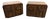 Pair of Lane Staccato Brutalist Walnut Nightstands or End Tables, 1970s For Sale