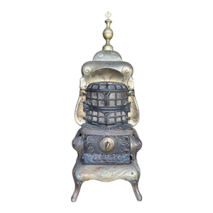 Antique Victorian Cast Iron Parlor Stove – Emerald Peninsular, Peninsular Stove Co.